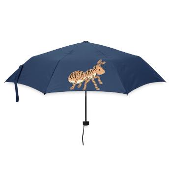 Stylized Tiger Ant Tiger Stripes - Umbrella (small) - navy - Front