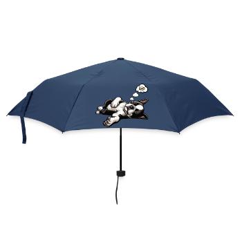 Boston Terrier Boston terrier besitzer Bostie - Regenschirm (klein) - Navy - Vorne