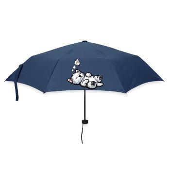 West highland terrier Westie Westiebesitzer  - Regenschirm (klein) - Navy - Vorne