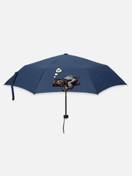 Deutsch Drahthaar Deutsch-Drahthaar Besitzer - Regenschirm (klein) - Navy