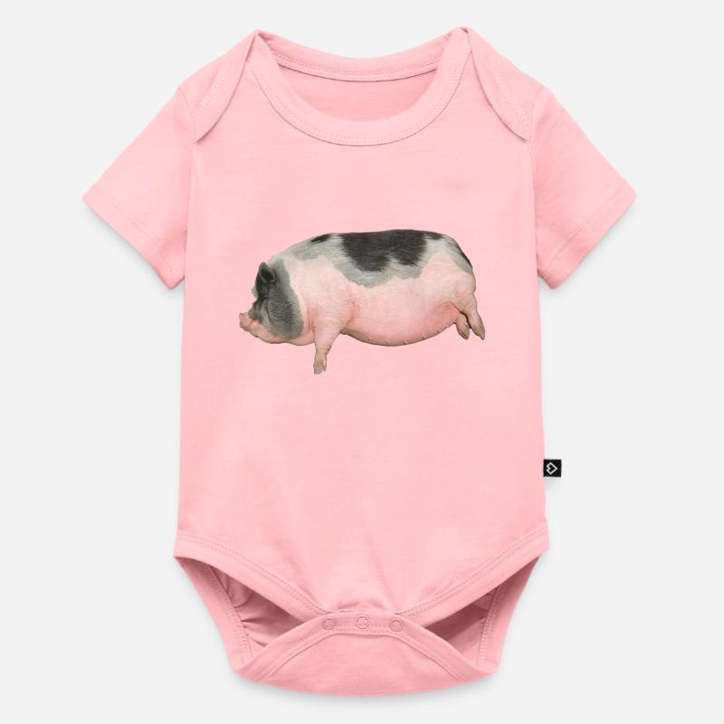 cochon - Body à manches courtes Premium Bébé - rose