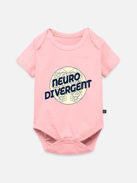 NEURODIVERGENT NEURODIVERSITÄT - Baby Premium Kurzarmbody - Rosa