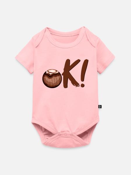 OK Sommer Kokosnuss - Baby Premium Kurzarmbody - Rosa
