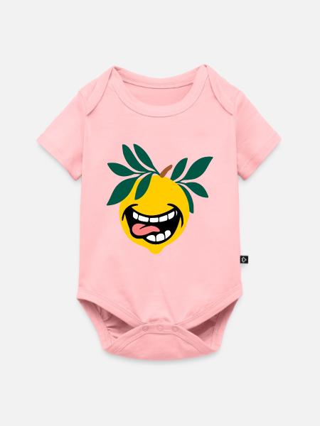 Saure Zitronen - Baby Premium Kurzarmbody - Rosa