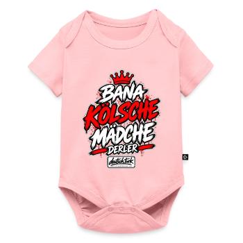 Bana Kölsche Mädche derler – Köln - Baby Premium Kurzarmbody - Rosa - Vorne