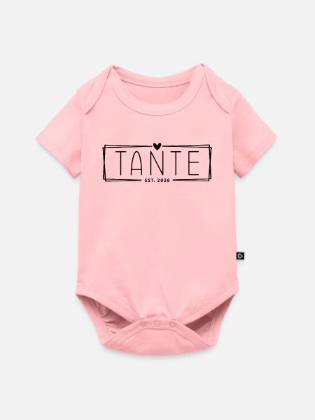 Tante Est. 2026 - Baby Premium Kurzarmbody - Rosa