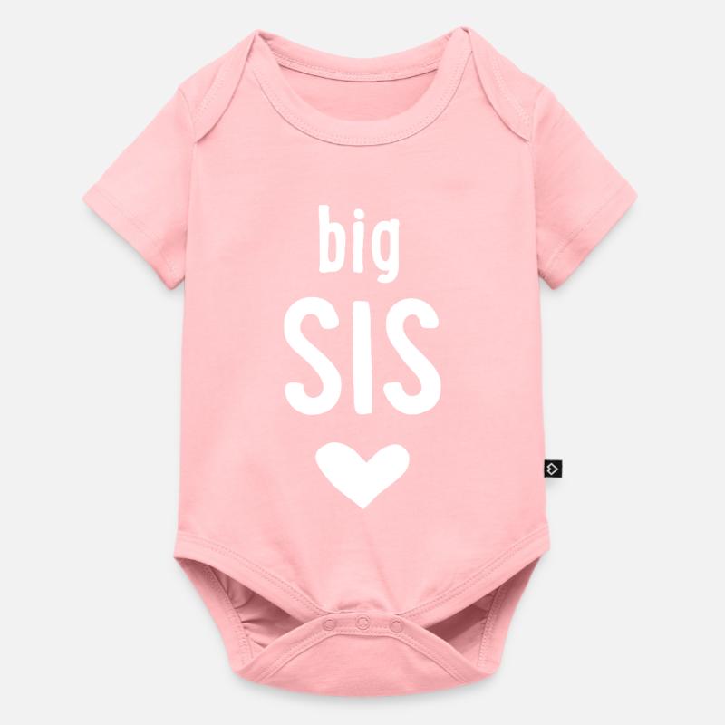 Big Sis - Baby Premium Kurzarmbody - Rosa