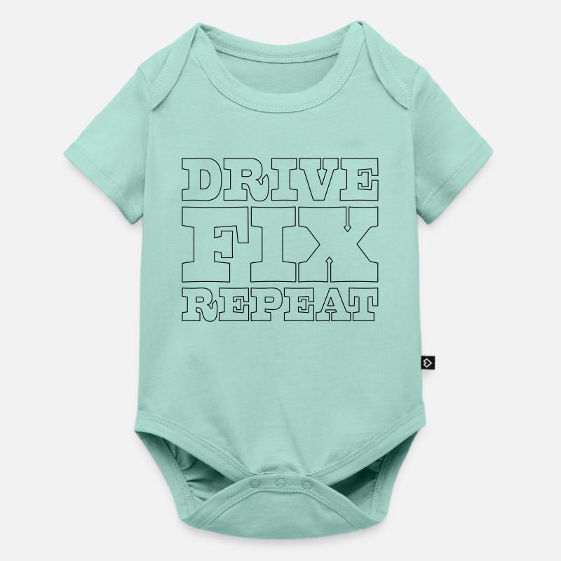 45 Drive Fix Repeat - Body à manches courtes Premium Bébé - menthe 