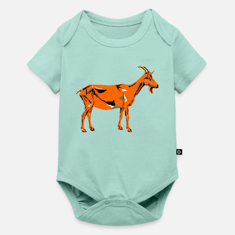 Chèvre de la Saint-Patrick - Body à manches courtes Premium Bébé - menthe 