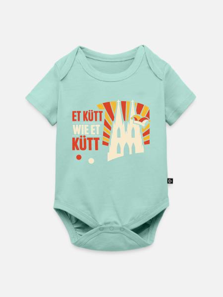 Karneval Köln Alaaf Geschenk Lustig - Baby Premium Kurzarmbody - Mint