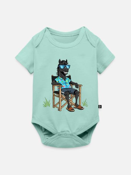 Camiseta de Menorca Lehrstuhl - Baby Premium Kurzarmbody - Mint 
