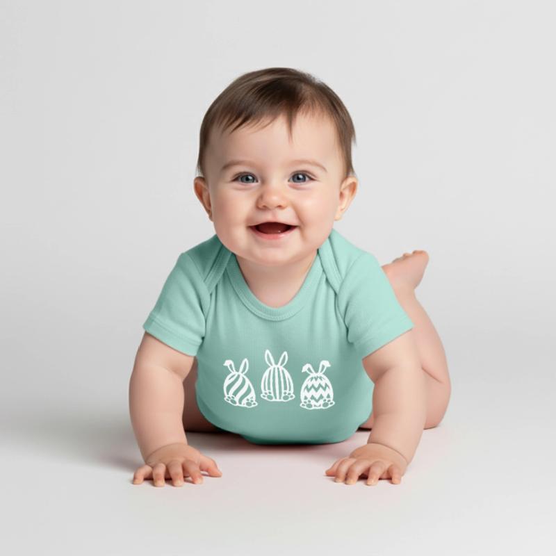 EASTER EASTER BUNNY EASTER EGGS Baby Premium short-sleeve bodysuit