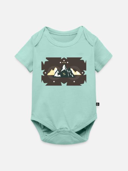 Steinbock - der Berggeist - Baby Premium Kurzarmbody - Mint