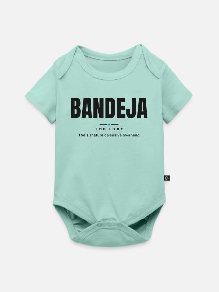 Bandeja — Das Brett | Echter Padel-Wortschatz - Baby Premium Kurzarmbody - Mint 