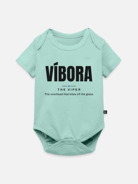 Víbora — Die Viper | Echtes Padel-Vokabular - Baby Premium Kurzarmbody - Mint 