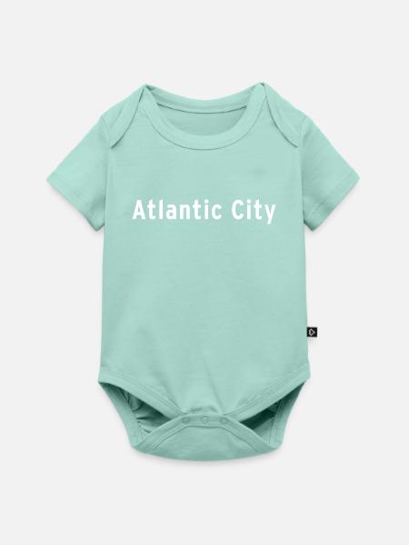 Atlantic City - Baby Premium Kurzarmbody - Mint