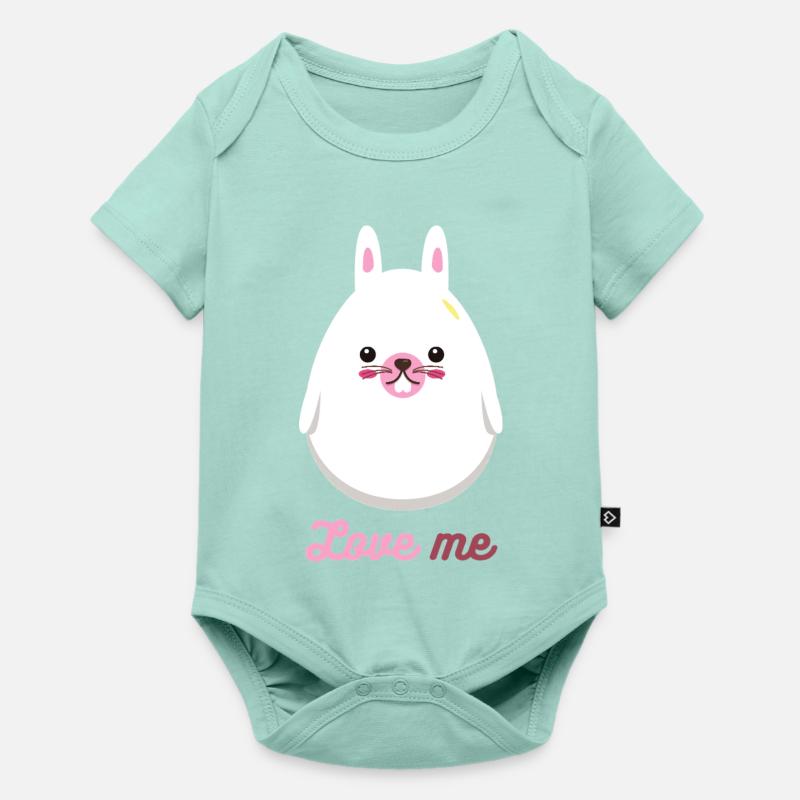 rabbit - Baby Premium short-sleeve bodysuit - mint 