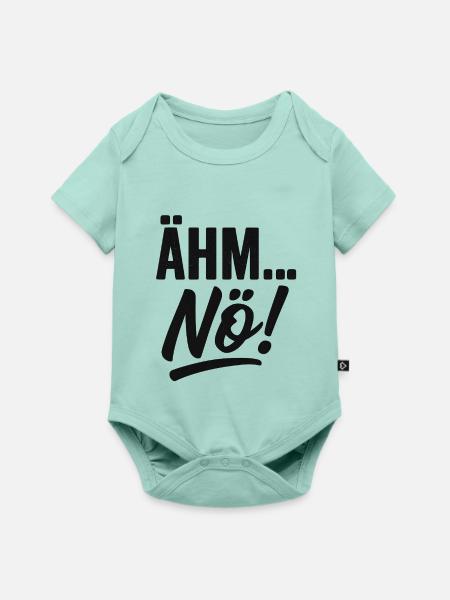 Ähm Nö Lustiger Spruch - Baby Premium Kurzarmbody - Mint