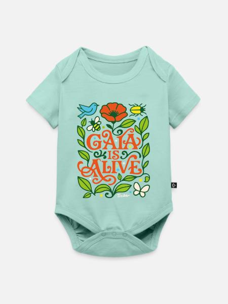 Gaia lebt - Baby Premium Kurzarmbody - Mint 