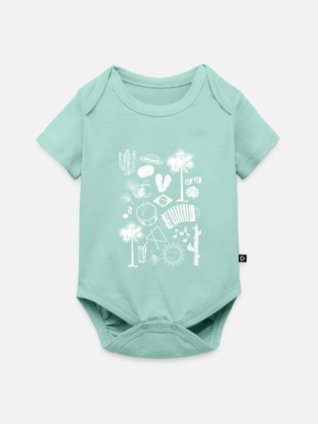 Forro Vibes – Brasilianisches Lebensgefühl - Baby Premium Kurzarmbody - Mint 
