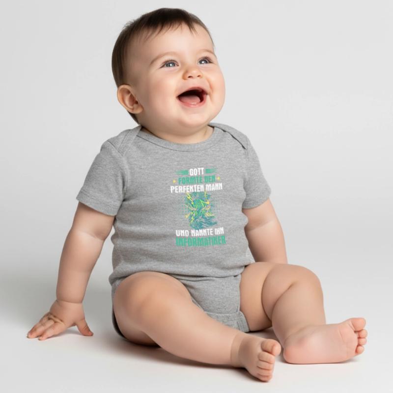 Informatiker Programmierer Informatik Spruch Baby Premium Kurzarmbody