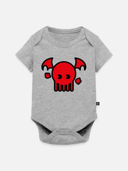 Cthulhu 2024 - Baby Premium Kurzarmbody - Grau meliert