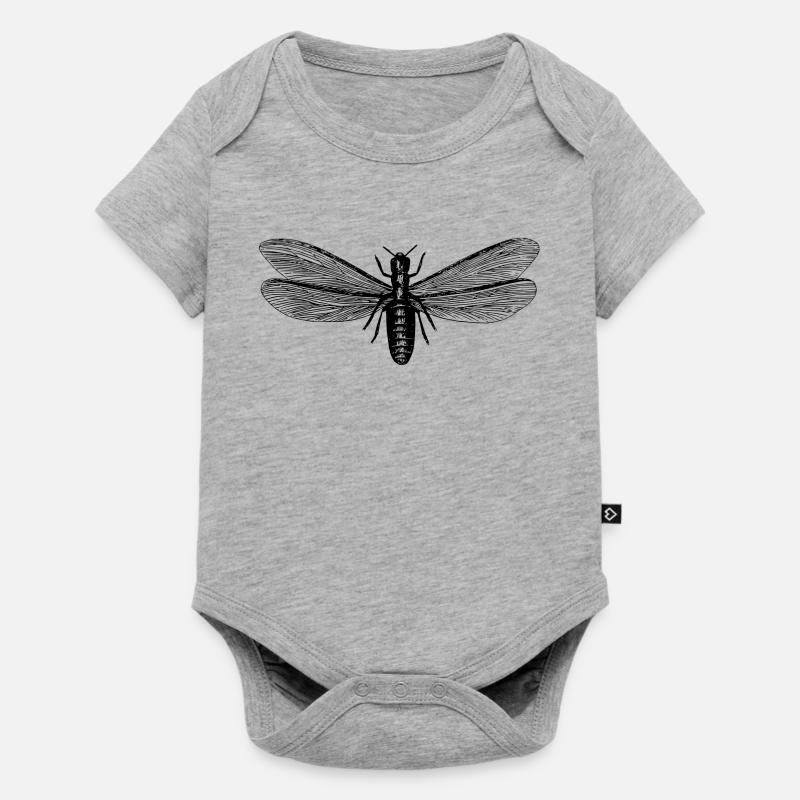 Insecte - Body à manches courtes Premium Bébé - gris chiné