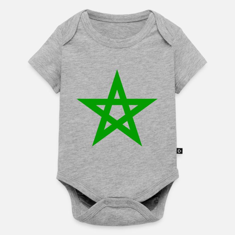Maroc - Body à manches courtes Premium Bébé - gris chiné