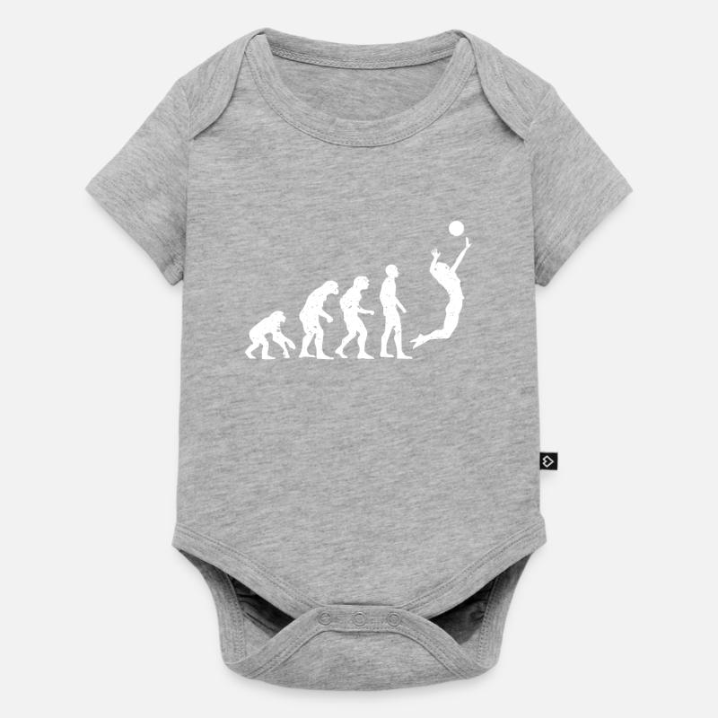 VOLLEY-BALL EVOLUTION! - Body à manches courtes Premium Bébé - gris chiné