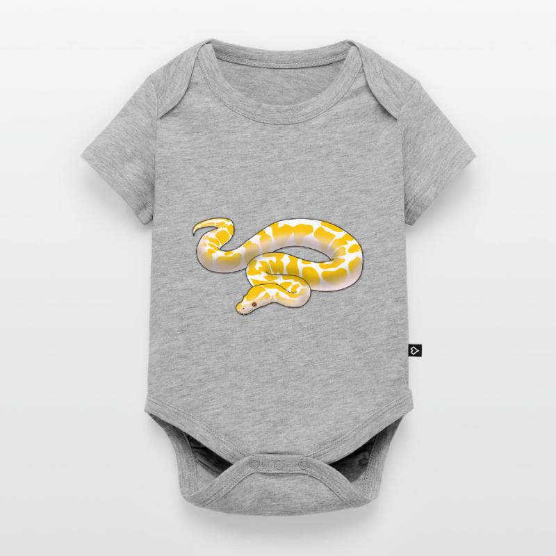 Albino ball python Python regius ballpython motif Body à manches courtes Premium Bébé