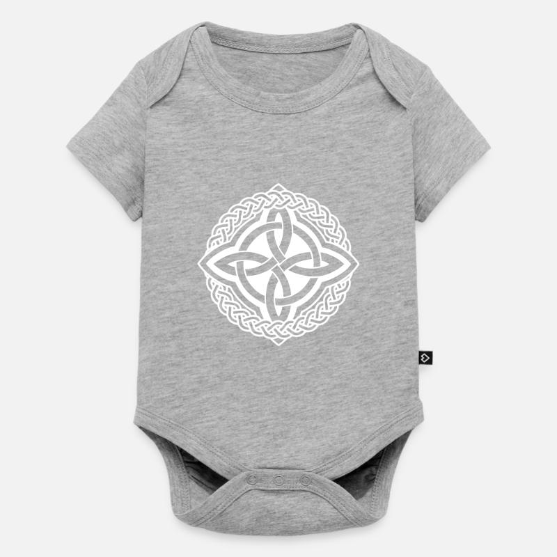 Symbole Celtique - Body à manches courtes Premium Bébé - gris chiné