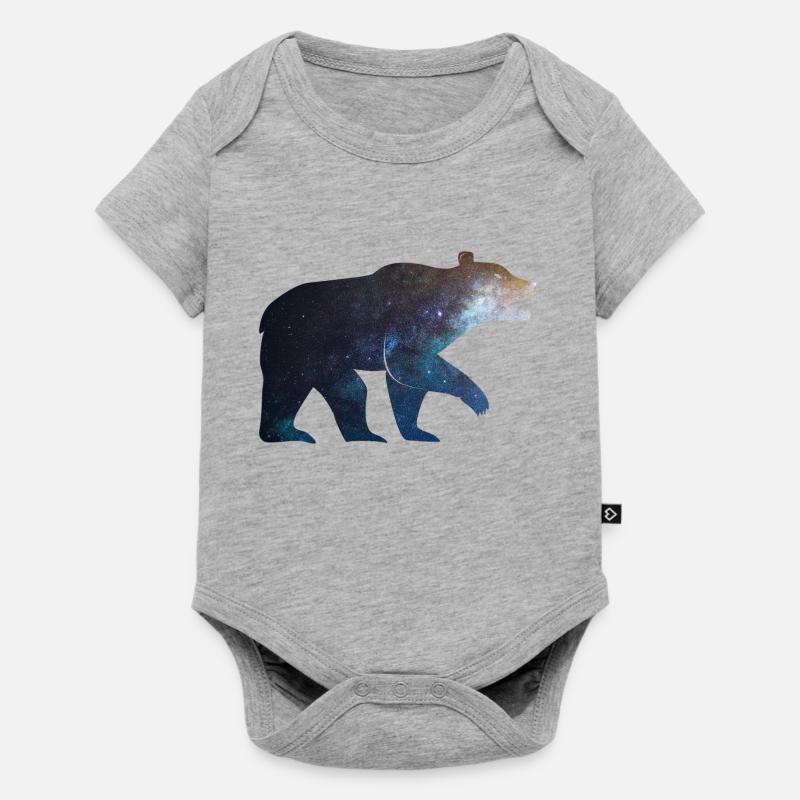 Bear Starlight - Body à manches courtes Premium Bébé - gris chiné