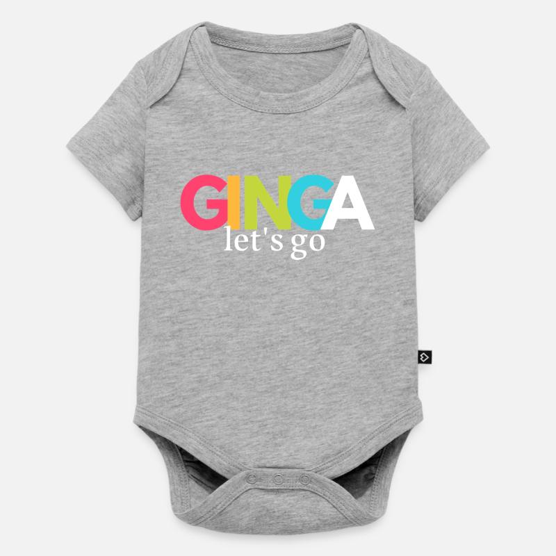 Capoeira Let’s Go Ginga - Body à manches courtes Premium Bébé - gris chiné