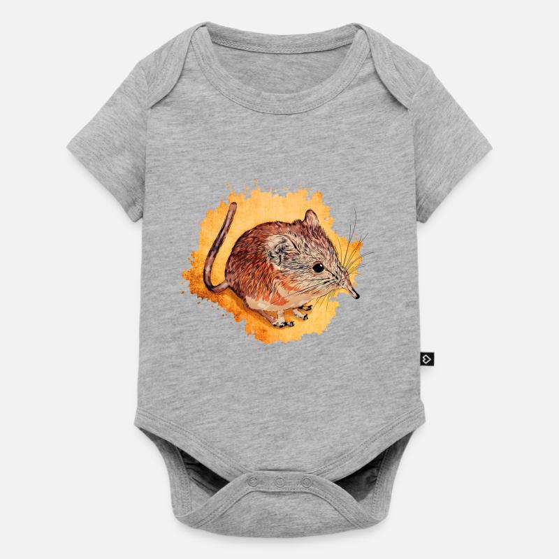 shrews - Baby Premium short-sleeve bodysuit - heather grey