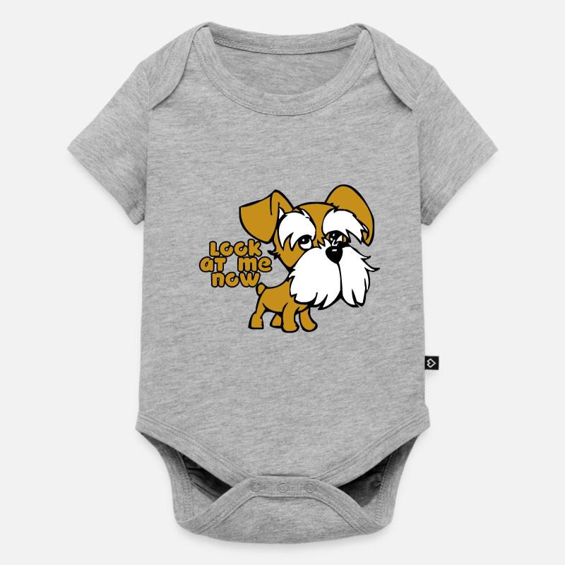Note Me - Baby Premium short-sleeve bodysuit - heather grey