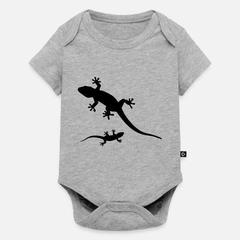 Geckos - Body à manches courtes Premium Bébé - gris chiné
