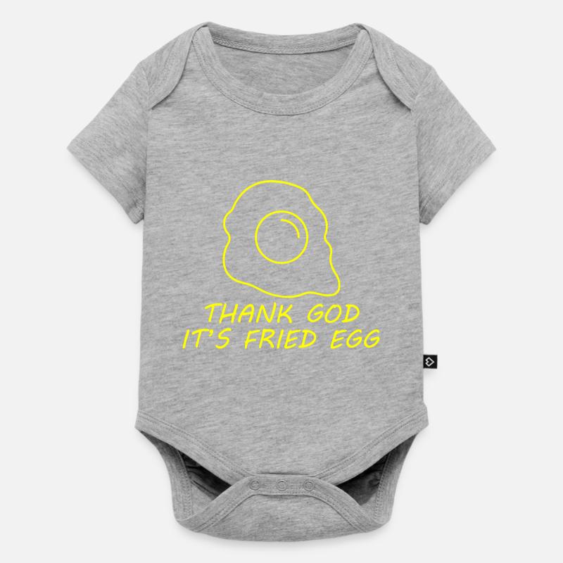 Fun Fun Drôle - Body à manches courtes Premium Bébé - gris chiné