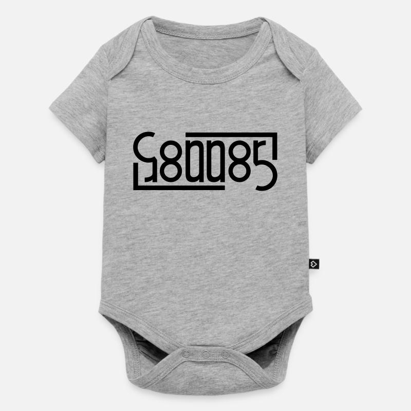 Connor Logo - Baby Premium Kurzarmbody - Grau meliert