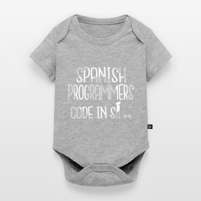 present backend developer happy computer humor Baby Premium Kurzarmbody