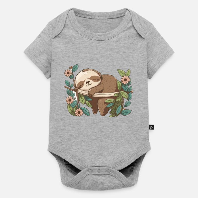 Pendre - Body à manches courtes Premium Bébé - gris chiné