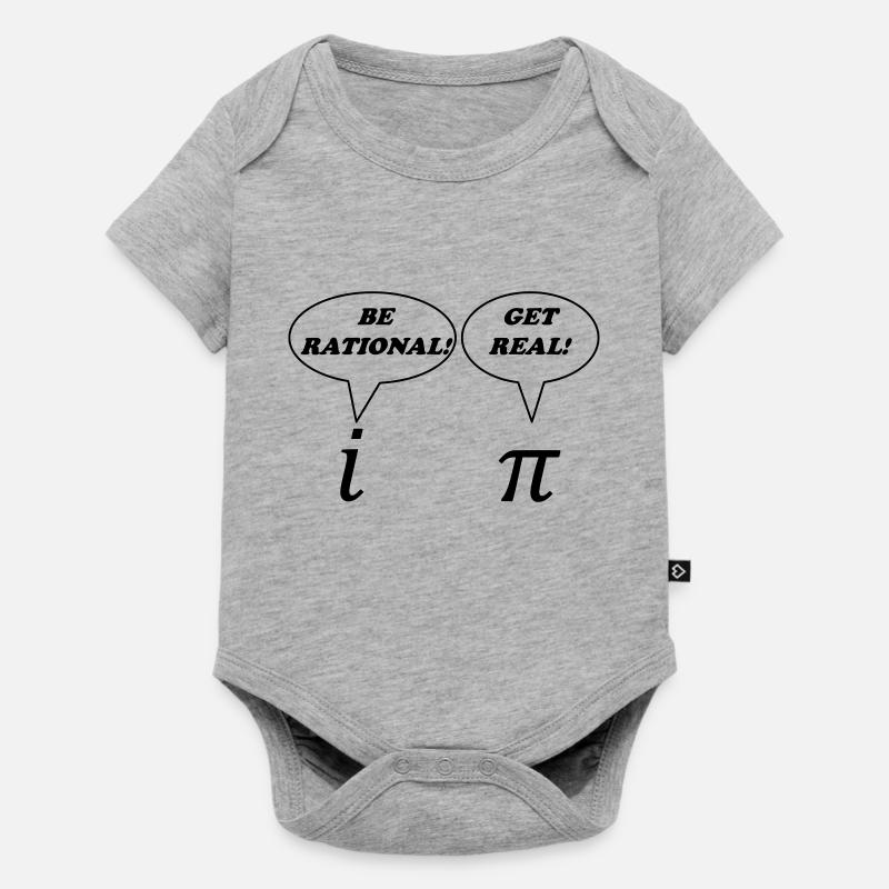 Math: Get Real - Body à manches courtes Premium Bébé - gris chiné