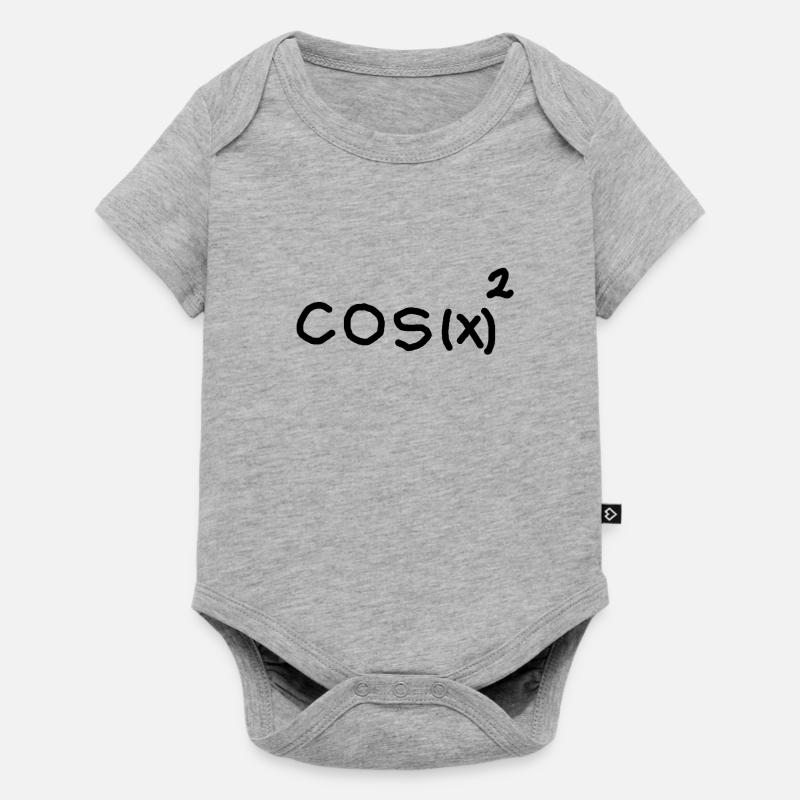 cos (x) ² + sin (x) ² = 1 - Body à manches courtes Premium Bébé - gris chiné