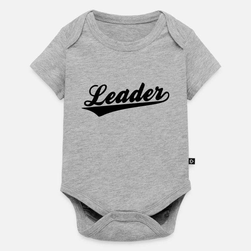 Leader - Body à manches courtes Premium Bébé - gris chiné