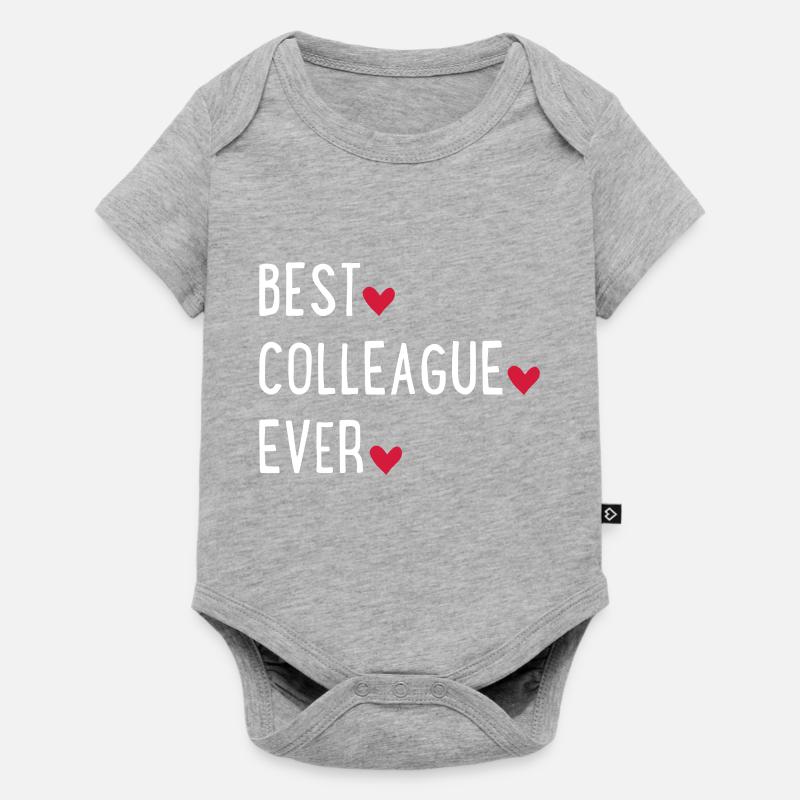 Collègue - Body à manches courtes Premium Bébé - gris chiné