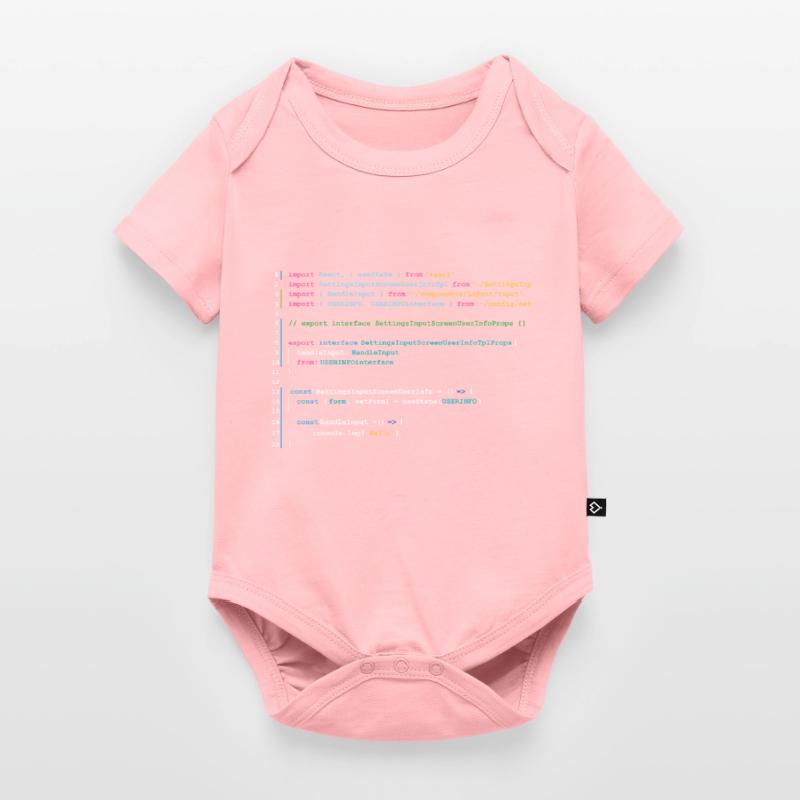 Code des programmeurs dans React Body à manches courtes Premium Bébé