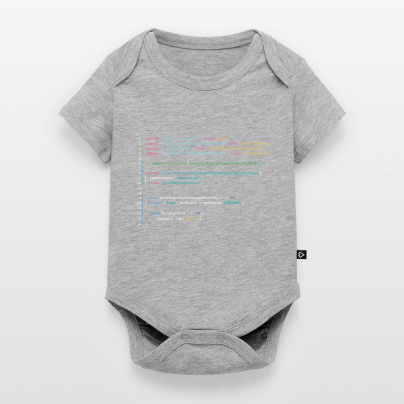 Code des programmeurs dans React Body à manches courtes Premium Bébé