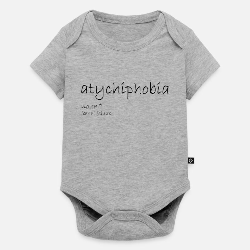 Atychiphobia - Body à manches courtes Premium Bébé - gris chiné