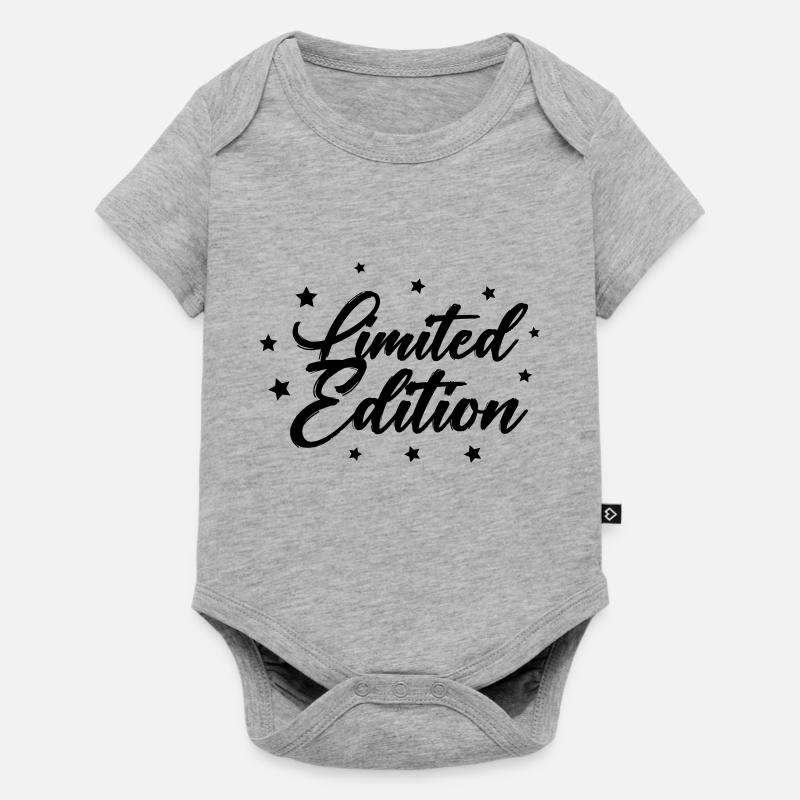 Édition limitée - Body à manches courtes Premium Bébé - gris chiné