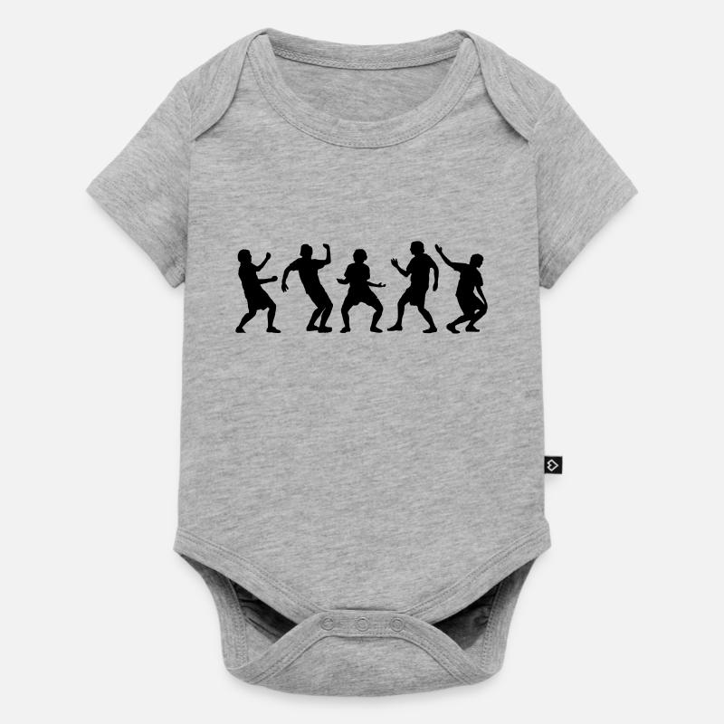 danse - Body à manches courtes Premium Bébé - gris chiné