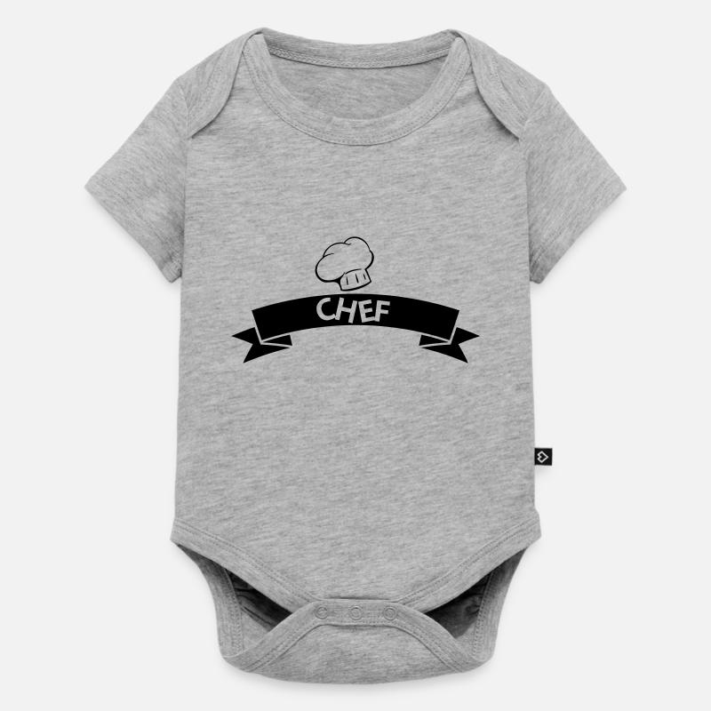 Chef ruban - Body à manches courtes Premium Bébé - gris chiné